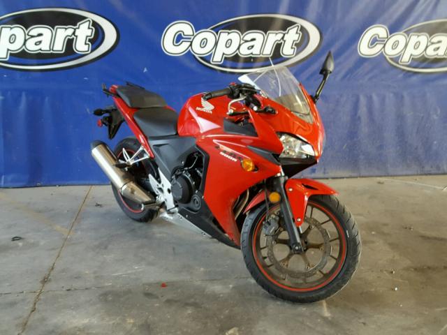 MLHPC4412D5003469 - 2013 HONDA CBR500 R RED photo 1