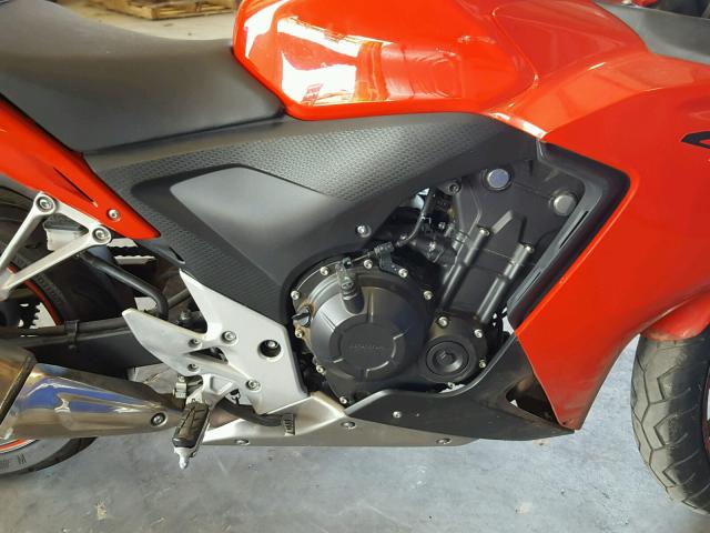 MLHPC4412D5003469 - 2013 HONDA CBR500 R RED photo 7