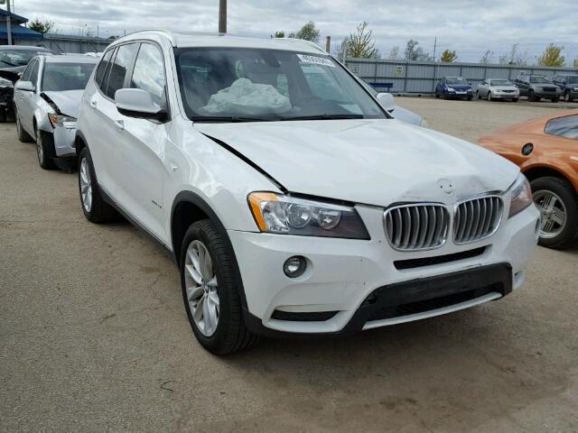 5UXWX9C55D0D04773 - 2013 BMW X3 XDRIVE2 Biały zdjęcie 1