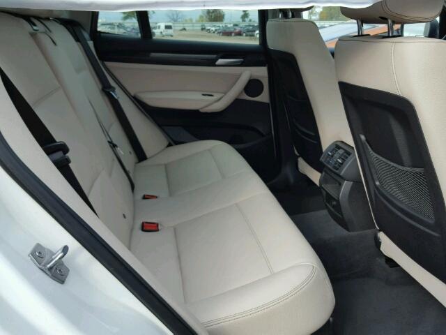 5UXWX9C55D0D04773 - 2013 BMW X3 XDRIVE2 Biały zdjęcie 6