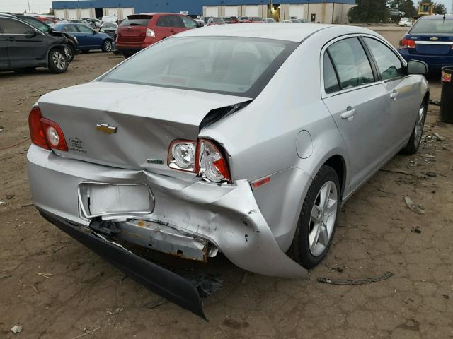 1G1ZA5E01AF278925 - 2010 CHEVROLET MALIBU LS SILVER photo 4