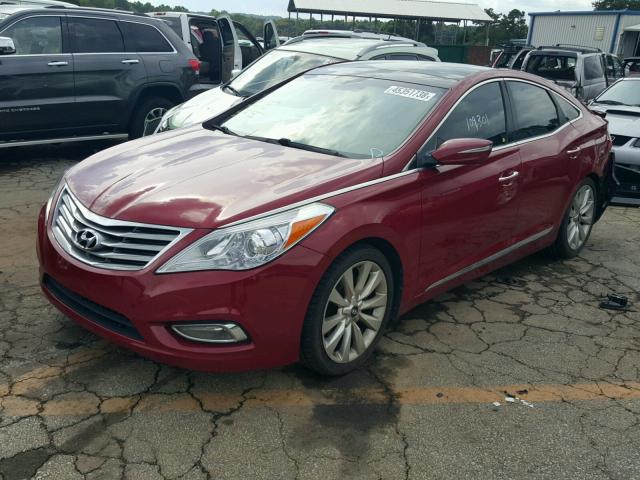 KMHFH4JG6DA298927 - 2013 HYUNDAI AZERA GLS RED photo 2