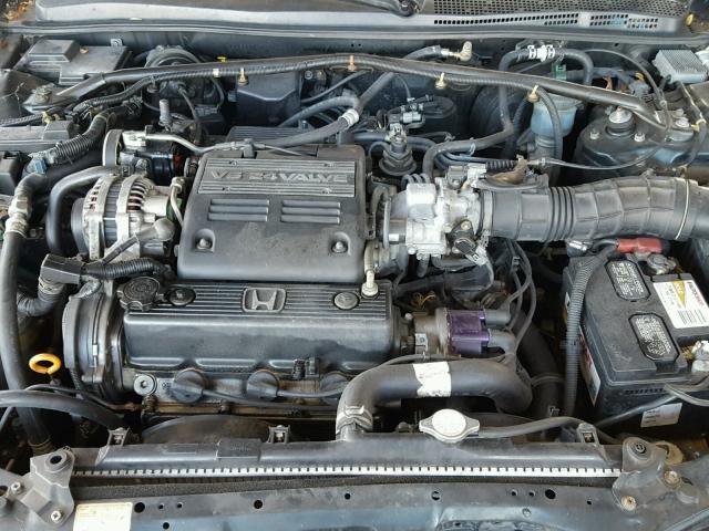 1HGCE6674TA004266 - 1996 HONDA ACCORD EX BLUE photo 7