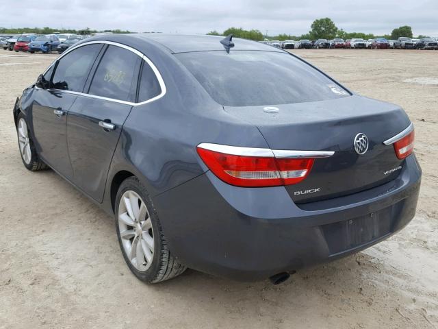 1G4PP5SK1D4212938 - 2013 BUICK VERANO GRAY photo 3