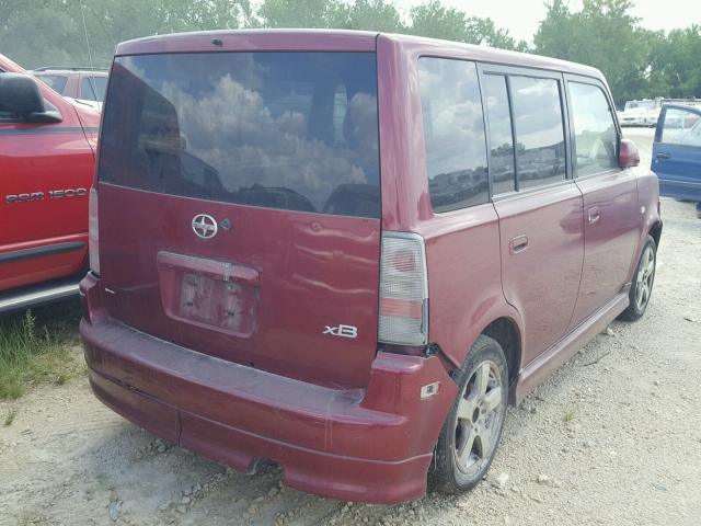 JTLKT324X64070175 - 2006 TOYOTA SCION XB Kastanienbraun Foto 4