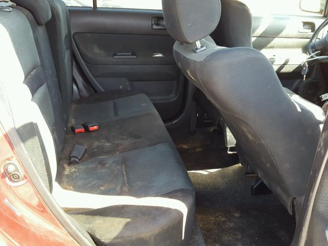 JTLKT324X64070175 - 2006 TOYOTA SCION XB Kastanienbraun Foto 6