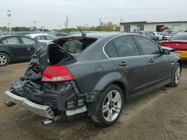 6G2ER57769L191325 - 2009 PONTIAC G8 GRAY photo 4