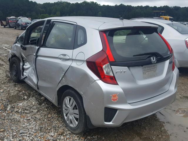 JHMGK5H50GX018021 - 2016 HONDA FIT LX SILVER photo 3