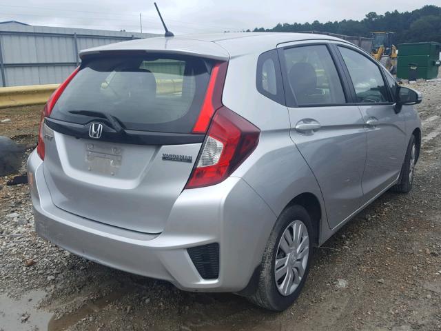 JHMGK5H50GX018021 - 2016 HONDA FIT LX SILVER photo 4