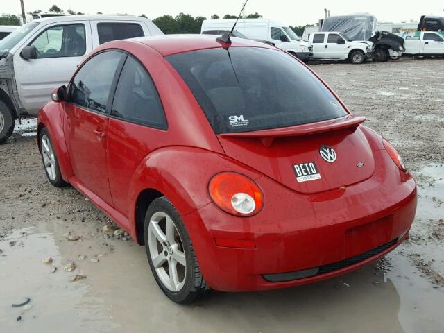 3VWRW31CX9M515904 - 2009 VOLKSWAGEN NEW BEETLE 红色 照片 3