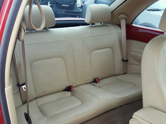 3VWRW31CX9M515904 - 2009 VOLKSWAGEN NEW BEETLE 红色 照片 6
