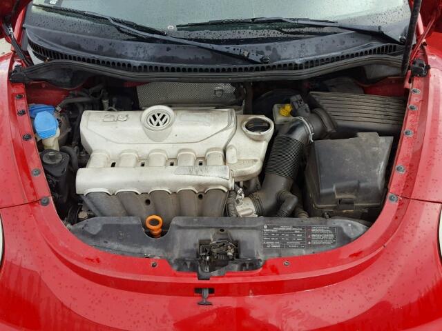 3VWRW31CX9M515904 - 2009 VOLKSWAGEN NEW BEETLE 红色 照片 7