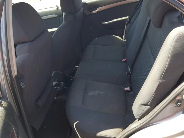 KL1TD56E69B384490 - 2009 CHEVROLET AVEO LS GRAY photo 6