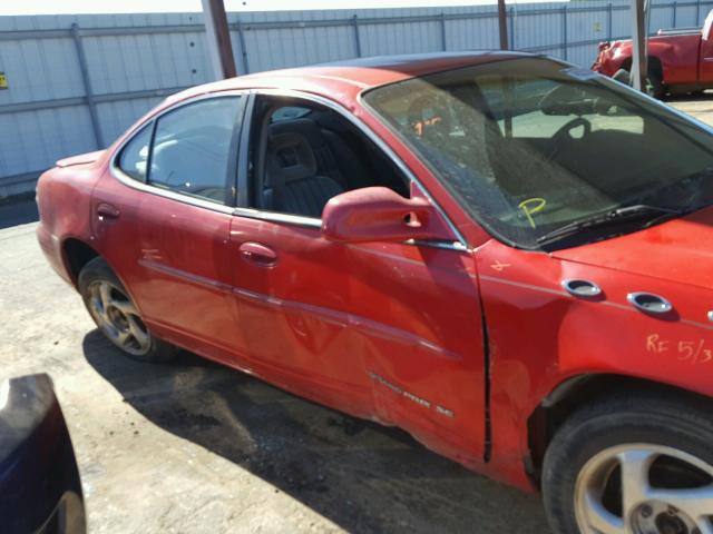 1G2WJ52K5XF206784 - 1999 PONTIAC GRAND PRIX RED photo 9