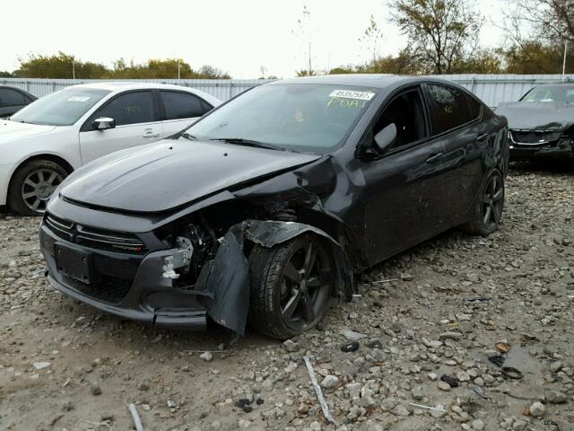 1C3CDFEB0ED832800 - 2014 DODGE DART GT CHARCOAL photo 2