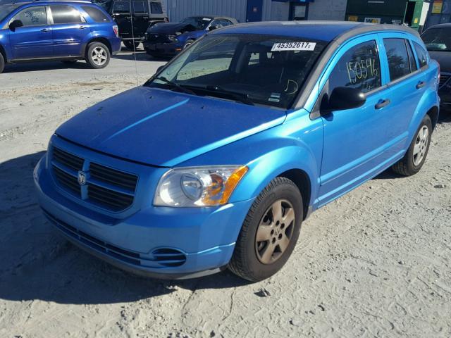 1B3HB28B58D586067 - 2008 DODGE CALIBER BLUE photo 2