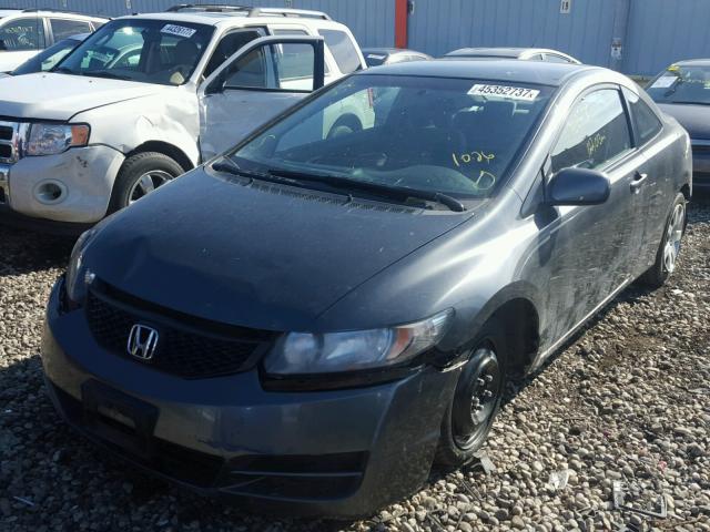 2HGFG1B67AH500216 - 2010 HONDA CIVIC GRAY photo 2