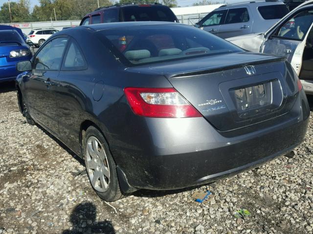 2HGFG1B67AH500216 - 2010 HONDA CIVIC GRAY photo 3