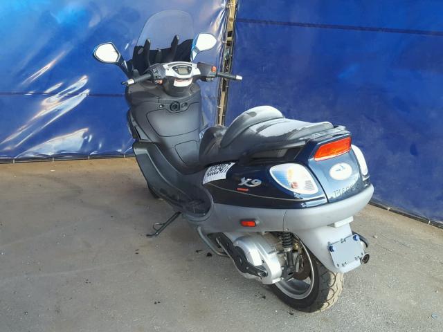 ZAPM270W975001958 - 2007 PIAGGIO X9 EVOLUTI BLUE photo 3