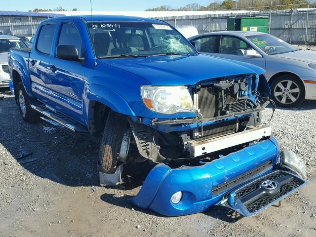 3TMJU4GN4BM118845 - 2011 TOYOTA TACOMA BLUE photo 1