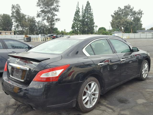 1N4AA5AP4AC868857 - 2010 NISSAN MAXIMA S BLACK photo 4