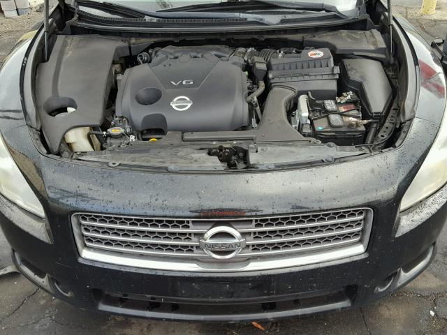 1N4AA5AP4AC868857 - 2010 NISSAN MAXIMA S BLACK photo 7