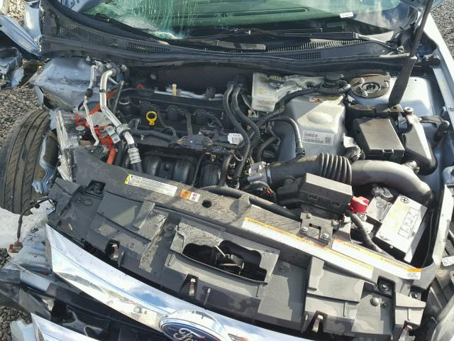 3FADP0L35AR263594 - 2010 FORD FUSION BLUE photo 7