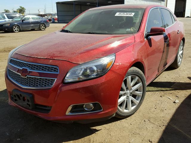 1G11H5SA5DF180541 - 2013 CHEVROLET MALIBU LTZ 红色 照片 2