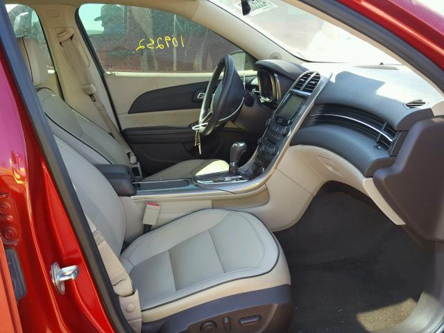 1G11H5SA5DF180541 - 2013 CHEVROLET MALIBU LTZ 红色 照片 5