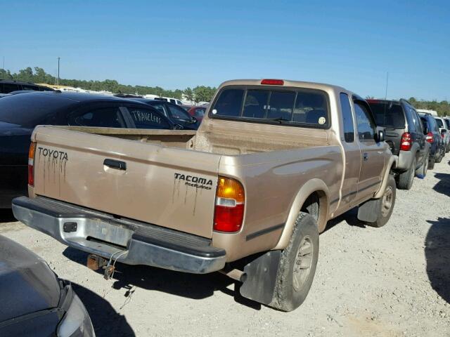 4TASM92N2WZ175831 - 1998 TOYOTA TACOMA XTR GOLD photo 4