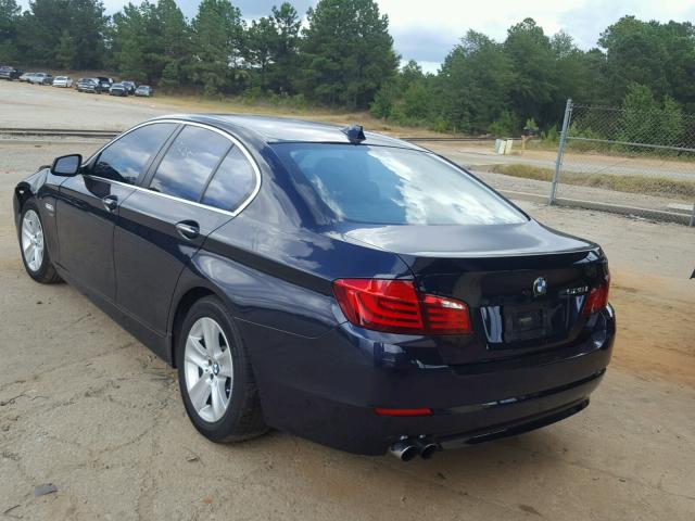 WBAXH5C58CDW09908 - 2012 BMW 528 XI BLUE photo 3