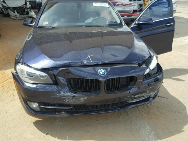 WBAXH5C58CDW09908 - 2012 BMW 528 XI BLUE photo 7