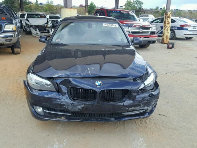 WBAXH5C58CDW09908 - 2012 BMW 528 XI BLUE photo 9