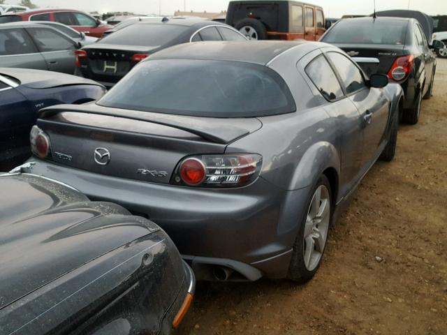 JM1FE17N650154240 - 2005 MAZDA RX8 GRAY photo 4