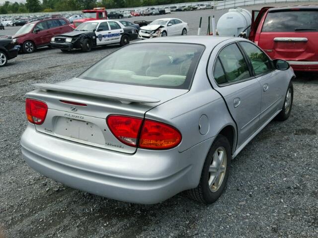 1G3NL52E93C334680 - 2003 OLDSMOBILE ALERO GL SILVER photo 4