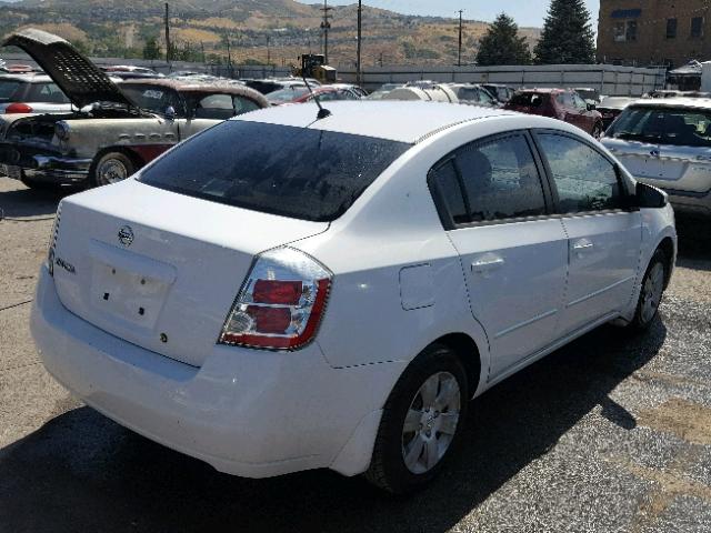 3N1AB61E28L763800 - 2008 NISSAN SENTRA 2.0 WHITE photo 4