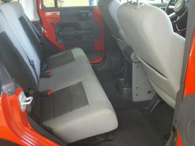 1J4BA5H17AL166431 - 2010 JEEP WRANGLER U RED photo 6