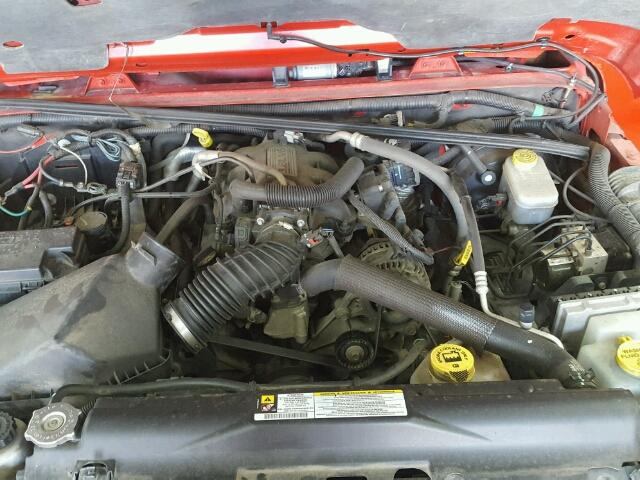 1J4BA5H17AL166431 - 2010 JEEP WRANGLER U RED photo 7