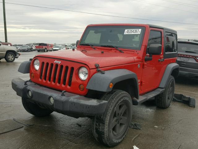 1C4AJWAG8CL246894 - 2012 JEEP WRANGLER S RED photo 2