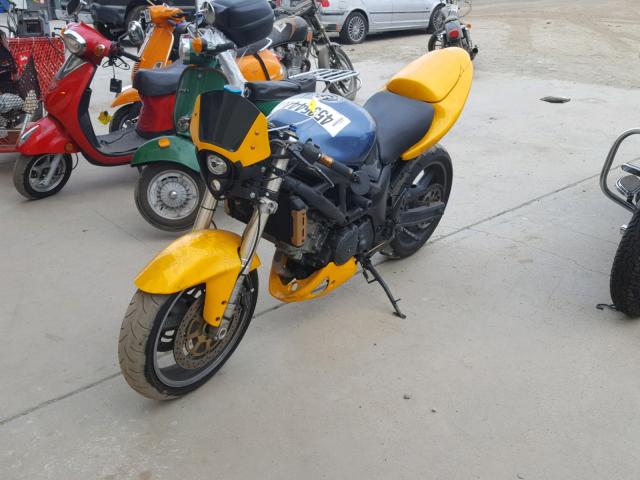 JS1VP52A522100763 - 2002 SUZUKI SV650 S YELLOW photo 2