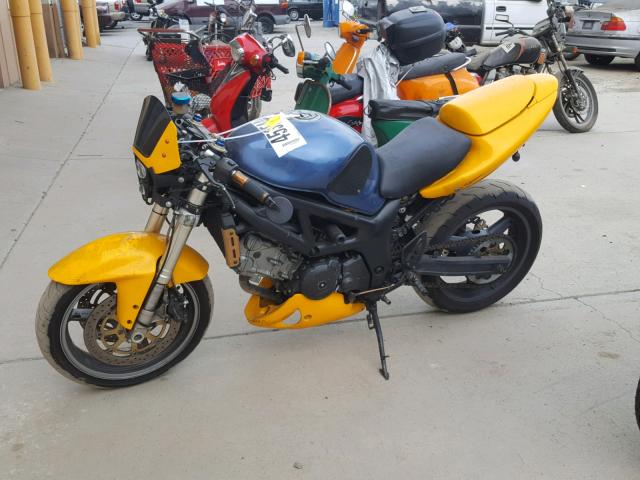 JS1VP52A522100763 - 2002 SUZUKI SV650 S YELLOW photo 9