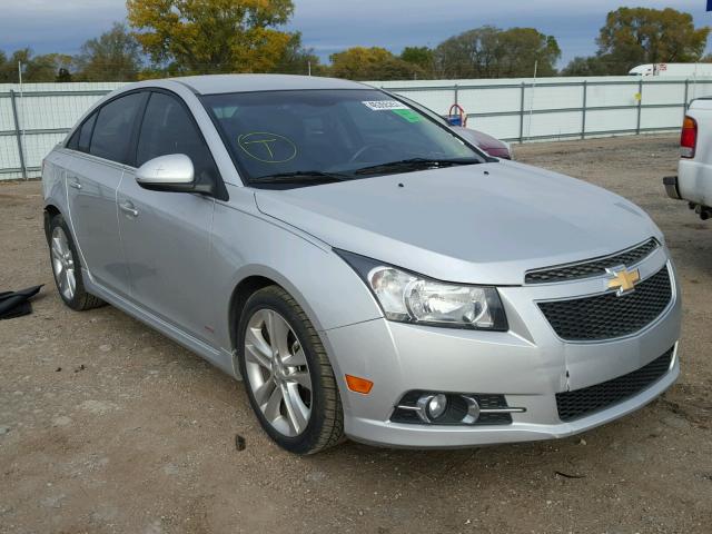 1G1PH5SC4C7363451 - 2012 CHEVROLET CRUZE LTZ SILVER photo 1