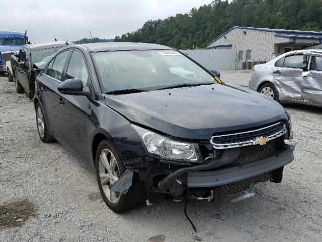 1G1PE5SB3F7256413 - 2015 CHEVROLET CRUZE LT BLACK photo 1