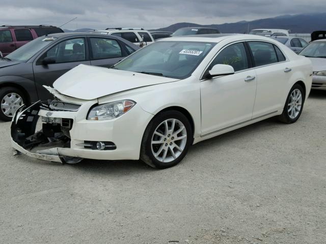1G1ZE5EB2AF158086 - 2010 CHEVROLET MALIBU LTZ 奶油色 照片 2