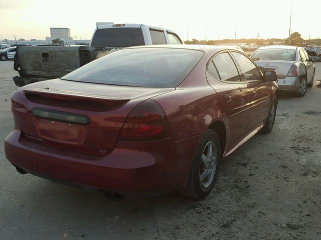 2G2WS522641131755 - 2004 PONTIAC GRAND PRIX MAROON photo 4