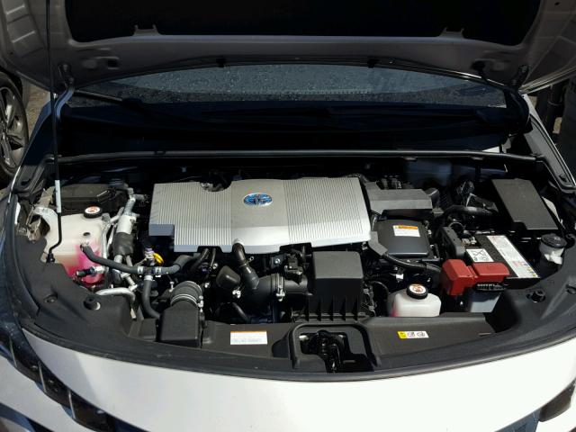 JTDKARFP8H3061671 - 2017 TOYOTA PRIUS PRIM ვერცხლისფერი ფოტო 7