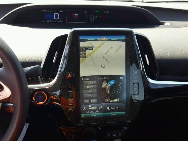 JTDKARFP8H3061671 - 2017 TOYOTA PRIUS PRIM ვერცხლისფერი ფოტო 9