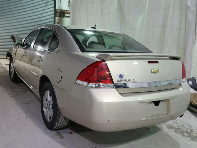 2G1WT58N681217365 - 2008 CHEVROLET IMPALA LT GOLD photo 3