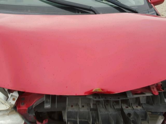 JTDBT923484023782 - 2008 TOYOTA YARIS RED photo 7