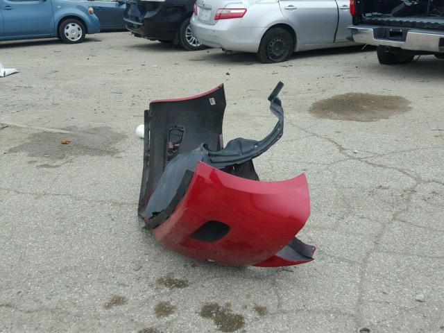 JTDBT923484023782 - 2008 TOYOTA YARIS RED photo 9